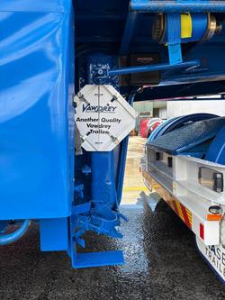 2014 Vawdrey St3 34 Pallet Double Drop Deck Mezzaine, Sliding Blue