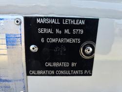 2009 Marshall Lethlean Tri Axle 6 Compartment Green