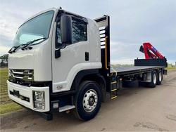 2024 Isuzu
Fvy 240-300 Auto Crane Truck, 1750Kms, Comes With Rego