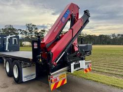 2024 Isuzu
Fvy 240-300 Auto Crane Truck, 1750Kms, Comes With Rego