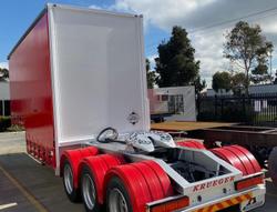 2026 Krueger 34P Double Drop Mezzanine Combination Red