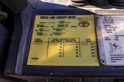 1999 Toyota 02-7Fdj35 Orange