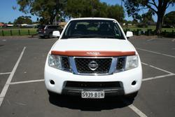 2013 Nissan Navara ST D40 Series 6 4X4 Dual Range Arctic White
