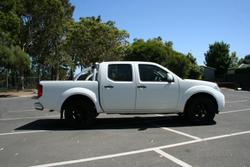 2013 Nissan Navara ST D40 Series 6 4X4 Dual Range Arctic White
