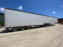 2008 Krueger 34P Drop Deck Mezzanine B Double White