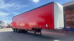 2008 Krueger 34P Drop Deck Mezzanine B Double Red