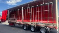 2008 Krueger 34P Drop Deck Mezzanine B Double Red
