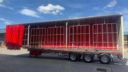 2008 Krueger 34P Drop Deck Mezzanine B Double Red