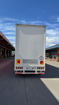 2008 Krueger 34P Drop Deck Mezzanine B Double Red