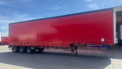 2008 Krueger 34P Drop Deck Mezzanine B Double Red
