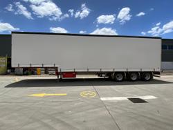 2008 Krueger 34P Drop Deck Mezzanine B Double White