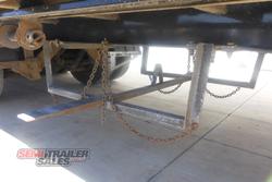 2004 Vawdrey 12 Pallet Dropdeck Curtainsider with Mezz