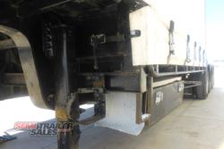 2004 Vawdrey 12 Pallet Dropdeck Curtainsider with Mezz