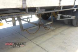 2004 Vawdrey 12 Pallet Dropdeck Curtainsider with Mezz