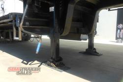 2004 Vawdrey 12 Pallet Dropdeck Curtainsider with Mezz