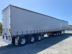 2017 Barker B-Double(34 Pallet) Straight Deck Tautliner