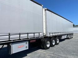 2017 Barker B-Double(34 Pallet) Straight Deck Tautliner