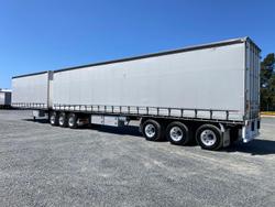 2017 Barker B-Double(34 Pallet) Straight Deck Tautliner