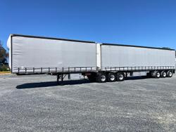 2017 Barker B-Double(34 Pallet) Straight Deck Tautliner