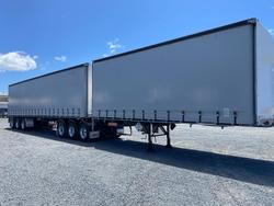 2017 Barker B-Double(34 Pallet) Straight Deck Tautliner