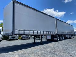 2017 Barker B-Double(34 Pallet) Straight Deck Tautliner