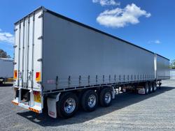 2017 Barker B-Double(34 Pallet) Straight Deck Tautliner