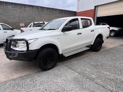 2016 Mitsubishi Triton GLX MQ MY16 4X4 Dual Range White