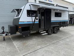 New AGE Caravans BIG Red Slide OUT