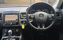 2015 Volkswagen Touareg 150TDI 7P MY15 Four Wheel Drive Pure White