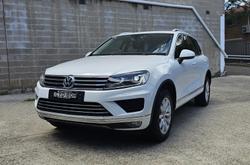 2015 Volkswagen Touareg 150TDI 7P MY15 Four Wheel Drive Pure White