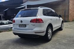 2015 Volkswagen Touareg 150TDI 7P MY15 Four Wheel Drive Pure White