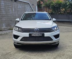 2015 Volkswagen Touareg 150TDI 7P MY15 Four Wheel Drive Pure White