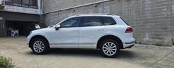 2015 Volkswagen Touareg 150TDI 7P MY15 Four Wheel Drive Pure White