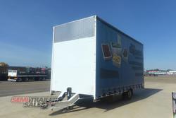 2015 Panton Hill 10 Pallet Curtainsider Pig Trailer