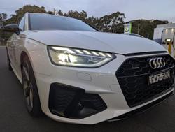 2024 Audi A4 45 TFSI S line B9 MY24 Four Wheel Drive Glacier White
