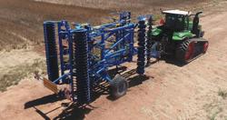 0 FARMET TRITON 600PS COMBINED DISC CULTIVATOR BLUE
