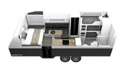 2025 Wonderland RV Amaroo 21Ft 3 Bunk