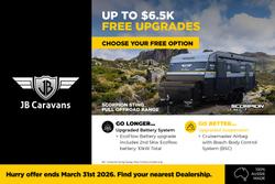 2025 JB Caravans Scorpion Sting 19'6 Front Door