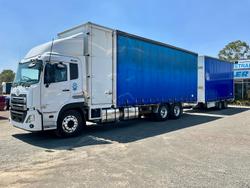 2018 UD Quon 26-390 11Litre Ishift Only 186000 Klm $139000+Gst UD QUON 26-390 WHITE