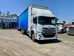 2018 UD Quon 26-390 11Litre Ishift Only 186000 Klm $139000+Gst UD QUON 26-390 WHITE