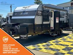 JB Caravans Dirt Road Xtreme 20' Front Door