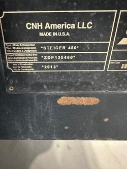 2013 CASE IH
                Steiger 450Hd Afs 