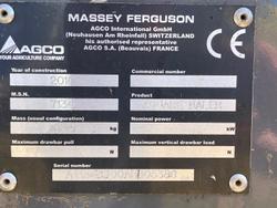 2010 Massey Ferguson 2190 Single Axle Square Baler