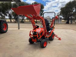 2025 Kubota Bx23s Tractor With Front Loader & Back Hoe