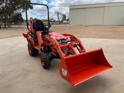 2025 Kubota Bx23s Tractor With Front Loader & Back Hoe