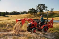 2025 Kubota Bx23s Tractor With Front Loader & Back Hoe