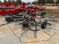 2025 Massey Ferguson 802 8Mtr Two Rotor Centre Swath Hay Rake