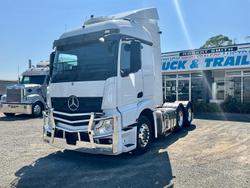 2021 Mercedes Benz 2653 Low Klm Light Use Euro 6 Rwc $113650+Gst See Cond MERCEDES BENZ 2653 SLEEPER WHITE