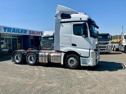 2021 Mercedes Benz 2653 Low Klm Light Use Euro 6 Rwc $113650+Gst See Cond MERCEDES BENZ 2653 SLEEPER WHITE