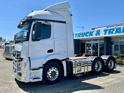 2021 Mercedes Benz 2653 Low Klm Light Use Euro 6 Rwc $113650+Gst See Cond MERCEDES BENZ 2653 SLEEPER WHITE